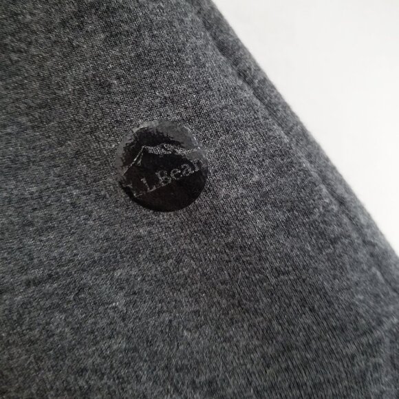 L.L. Bean SoftFlex Mockneck Pullover Size L Regular Midnight Black Heather Tunic - Picture 12 of 16